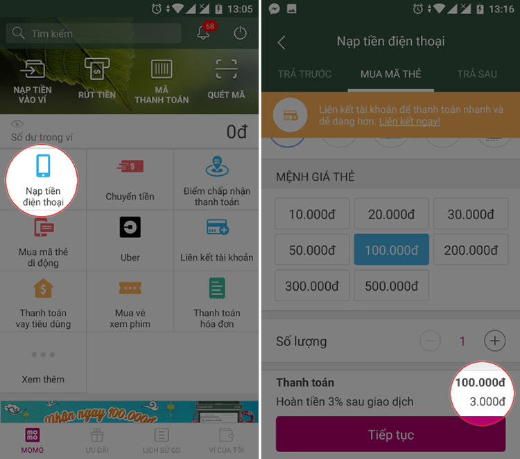 Cách đăng ký và sử dụng ví MoMo, Chiếc ví điện tử nên có trong người - Ảnh 5. Cách đăng ký và sử dụng ví MoMo, Chiếc ví điện tử nên có trong người - Ảnh 5.