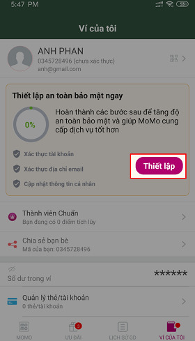 Cách đăng ký và sử dụng ví MoMo, Chiếc ví điện tử nên có trong người - Ảnh 7. Cách đăng ký và sử dụng ví MoMo, Chiếc ví điện tử nên có trong người - Ảnh 7.