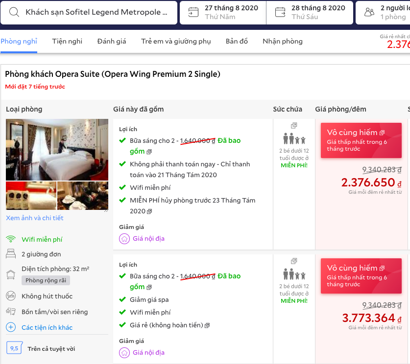 Loạt khách sạn 5 sao tại Hà Nội giảm giá đến 90% - Ảnh 3. Loạt khách sạn 5 sao tại Hà Nội giảm giá đến 90% - Ảnh 3.