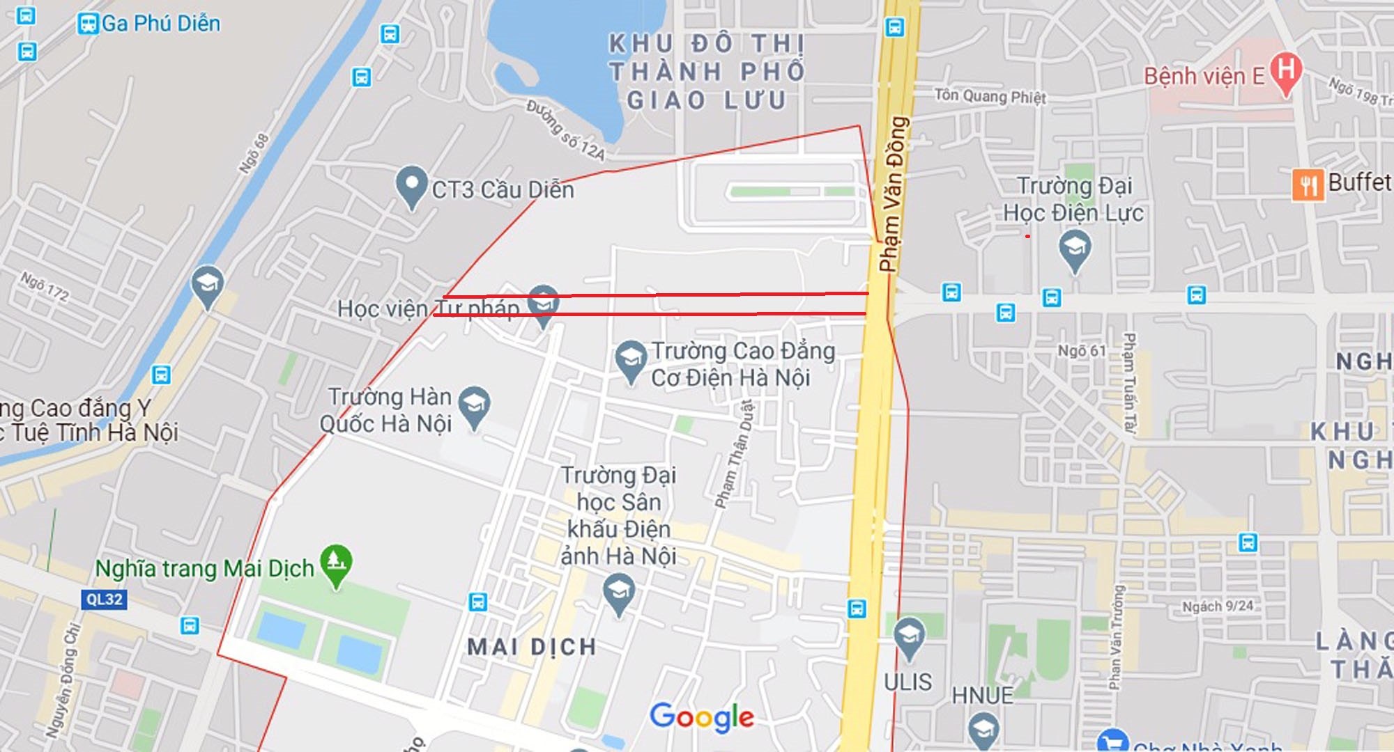 đường sẽ mở theo qui hoạch ở phường Mai Dịch, Cầu Giấy, Hà Nội - Ảnh 2. đường sẽ mở theo qui hoạch ở phường Mai Dịch, Cầu Giấy, Hà Nội - Ảnh 2.