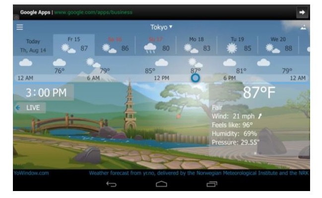 Tổng hợp những ứng dụng dự báo thời tiết hiện nay cho Android và iOS - Ảnh 1. Tổng hợp những ứng dụng dự báo thời tiết hiện nay cho Android và iOS - Ảnh 1.