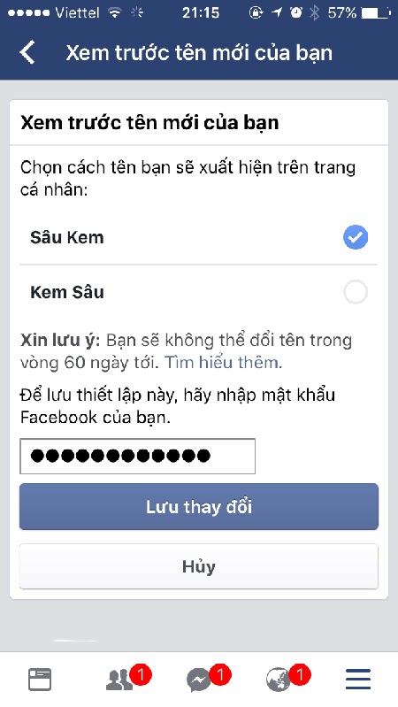 Cách đổi tên Facebook, Zalo, Gmail và các trang mạng xã hội thịnh hành hiện nay - Ảnh 4. Cách đổi tên Facebook, Zalo, Gmail và các trang mạng xã hội thịnh hành hiện nay - Ảnh 4.