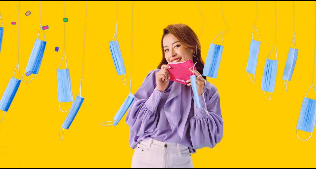 Lazada kết hợp cùng Trúc Nhân, Chi Pu và Châu Bùi ra mắt MV cổ động phòng chống dịch Covid-19 - Ảnh 2. Lazada kết hợp cùng Trúc Nhân, Chi Pu và Châu Bùi ra mắt MV cổ động phòng chống dịch Covid-19 - Ảnh 2.