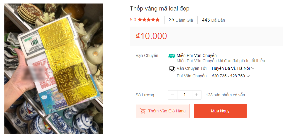 Các đồ lễ cho tháng Cô hồn rao bán nhộn nhịp trên chợ mạng - Ảnh 1. Các đồ lễ cho tháng Cô hồn rao bán nhộn nhịp trên chợ mạng - Ảnh 1.