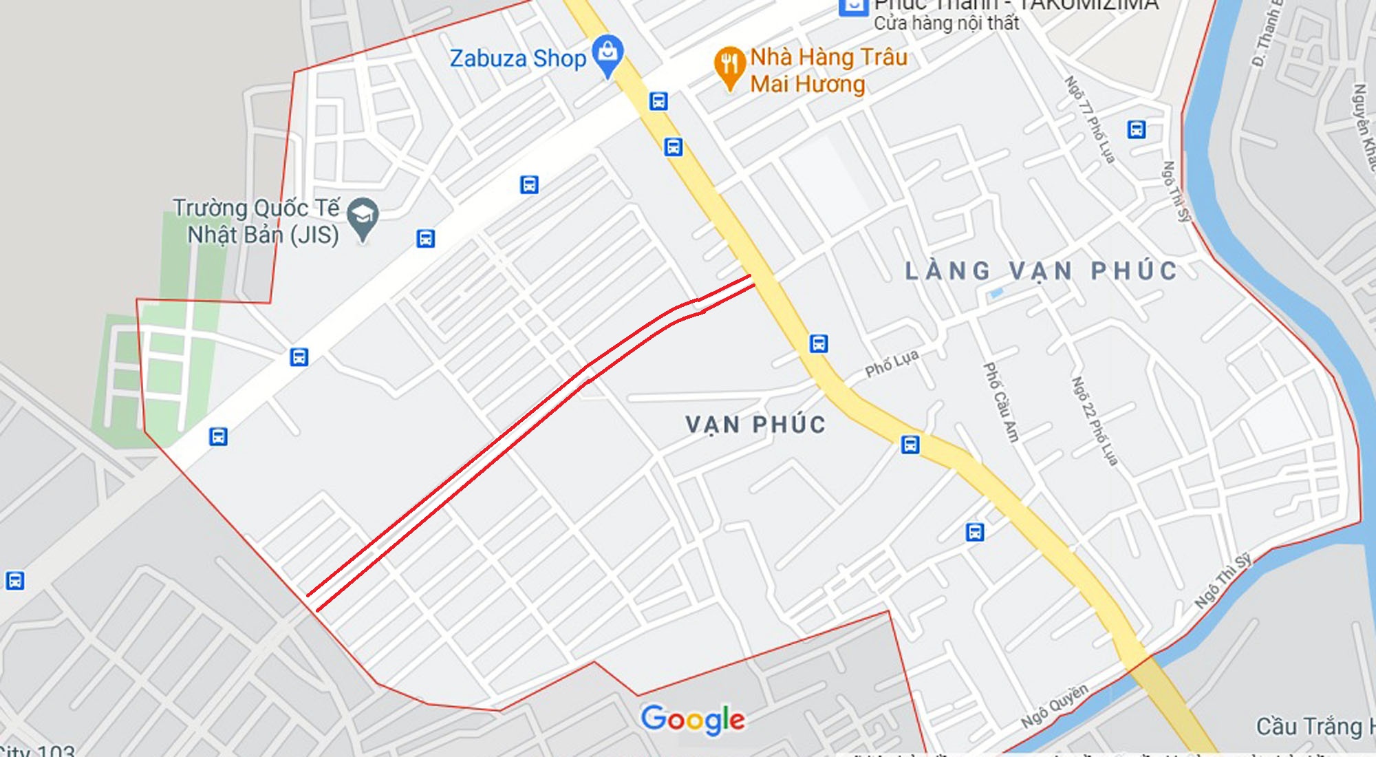Ba đường sẽ mở theo qui hoạch ở phường Vạn Phúc, Hà Đông, Hà Nội - Ảnh 2. Ba đường sẽ mở theo qui hoạch ở phường Vạn Phúc, Hà Đông, Hà Nội - Ảnh 2.