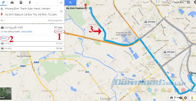 Hướng dẫn chi tiết cách sử dụng google map trên điện thoại và máy tính - Ảnh 10. Hướng dẫn chi tiết cách sử dụng google map trên điện thoại và máy tính - Ảnh 10.
