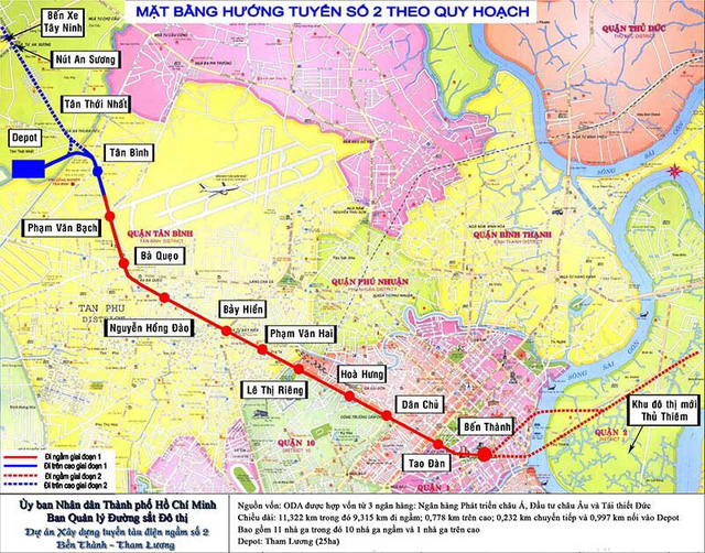 Đồng ý hủy vay trước hạn 390 USD từ ADB cho dự án metro Bến Thành - Tham Lương - Ảnh 1. Đồng ý hủy vay trước hạn 390 USD từ ADB cho dự án metro Bến Thành - Tham Lương - Ảnh 1.