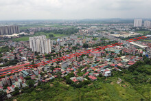 Vị trí 4 đường sẽ mở theo qui hoạch ở phường Phú La, Hà Đông, Hà Nội