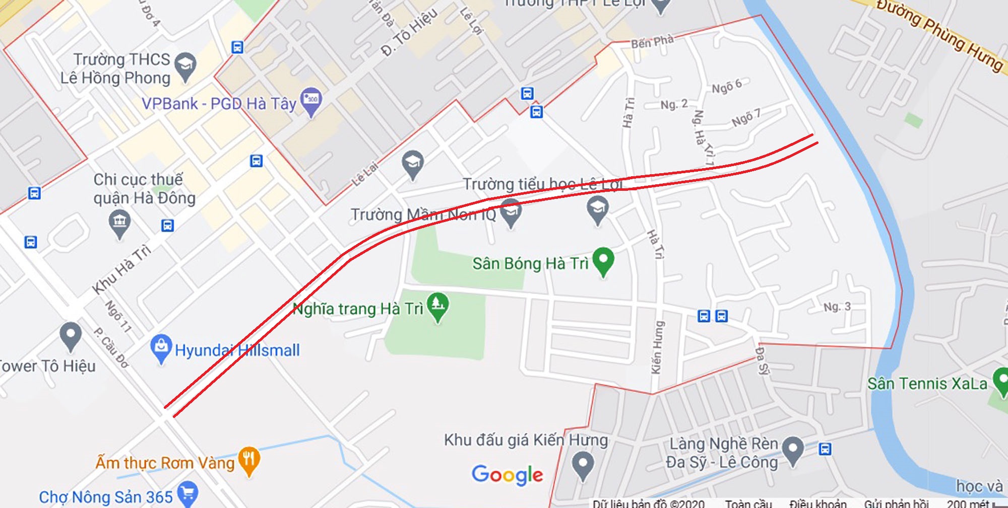 đường sẽ mở theo qui hoạch ở phường Hà Cầu, Hà Đông, Hà Nội - Ảnh 2. đường sẽ mở theo qui hoạch ở phường Hà Cầu, Hà Đông, Hà Nội - Ảnh 2.