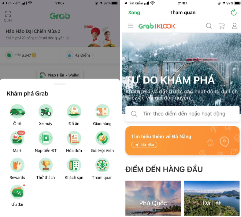 Grab và Klook hợp tác mang đến cho người dùng trải nghiệm du lịch hấp dẫn trong bối cảnh 'bình thường mới' - Ảnh 1. Grab và Klook hợp tác mang đến cho người dùng trải nghiệm du lịch hấp dẫn trong bối cảnh 'bình thường mới' - Ảnh 1.