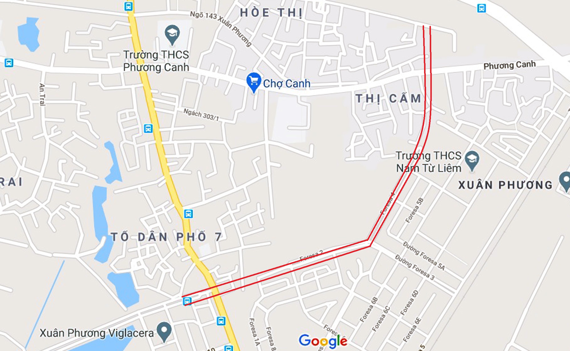 đường sẽ mở theo qui hoạch ở phường Xuân Phương, Nam Từ Liêm, Hà Nội - Ảnh 2. đường sẽ mở theo qui hoạch ở phường Xuân Phương, Nam Từ Liêm, Hà Nội - Ảnh 2.