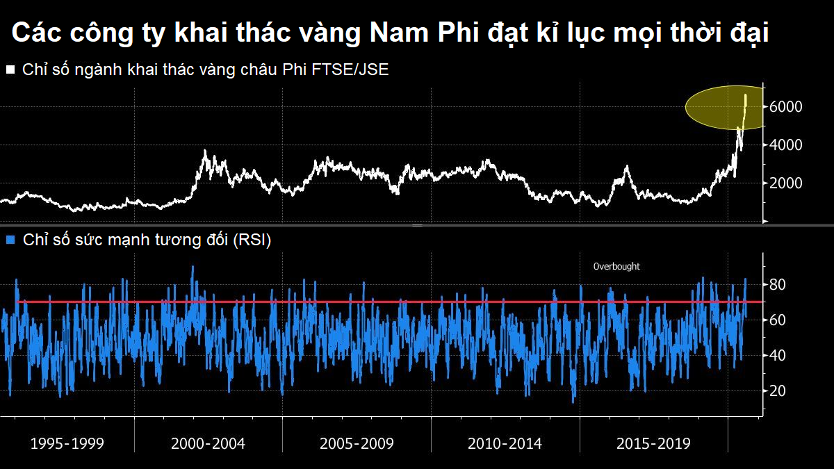 Công ty vàng Nam Phi tăng giá nhanh nhất toàn cầu nhờ cơn sốt vàng - Ảnh 3. Công ty vàng Nam Phi tăng giá nhanh nhất toàn cầu nhờ cơn sốt vàng - Ảnh 3.