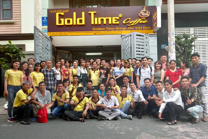 Kinh doanh đa cấp trái phép núp dưới cà phê phân quyền của Gold Time. (Ảnh: Gold Time). Kinh doanh đa cấp trái phép núp dưới cà phê phân quyền của Gold Time. (Ảnh: Gold Time).