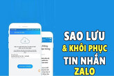 Cách khôi phục tin nhắn đã xóa trên zalo, Facebook, Viber trên điện thoại