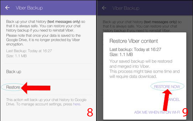 Cách khôi phục tin nhắn đã xóa trên zalo, Facebook, Viber trên điện thoại - Ảnh 15. Cách khôi phục tin nhắn đã xóa trên zalo, Facebook, Viber trên điện thoại - Ảnh 15.