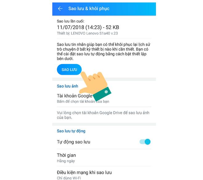 Cách khôi phục tin nhắn đã xóa trên zalo, Facebook, Viber trên điện thoại - Ảnh 4. Cách khôi phục tin nhắn đã xóa trên zalo, Facebook, Viber trên điện thoại - Ảnh 4.