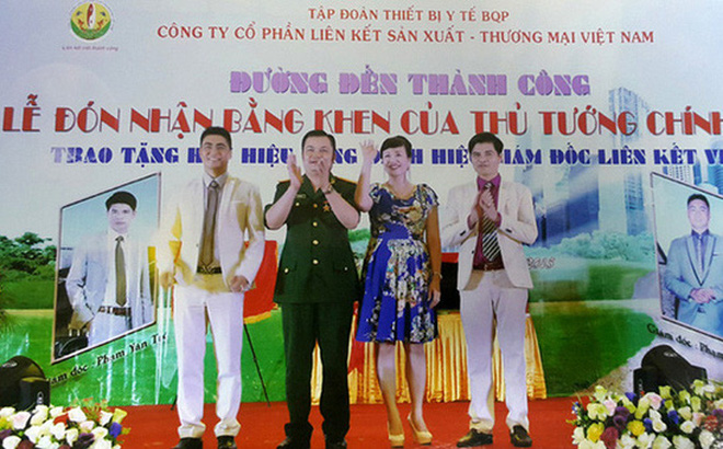 Đa cấp Liên Kết Việt giả mạo Bộ Quốc phòng, ăn không trăm tỉ. (Ảnh: Liên Kết Việt). Đa cấp Liên Kết Việt giả mạo Bộ Quốc phòng, ăn không trăm tỉ. (Ảnh: Liên Kết Việt).