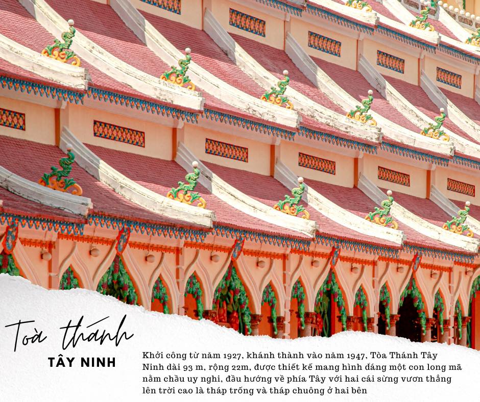 Tòa thánh Tây Ninh, công trình kiến trúc bê tông cốt tre nổi tiếng vùng Đông Nam Bộ - Ảnh 2. Tòa thánh Tây Ninh, công trình kiến trúc bê tông cốt tre nổi tiếng vùng Đông Nam Bộ - Ảnh 2.