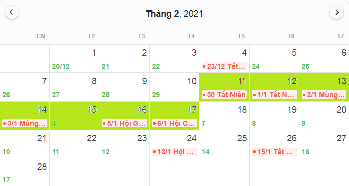 Đề xuất hai phương án nghỉ Tết Nguyên đán Tân Sửu 2021 - Ảnh 2. Đề xuất hai phương án nghỉ Tết Nguyên đán Tân Sửu 2021 - Ảnh 2.