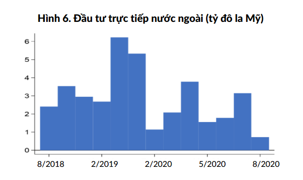 WB: Vốn FDI tháng 8 vào Việt Nam tạm ngưng, tương lai bị trì hoãn do môi trường nhiều bất ổn - Ảnh 4. WB: Vốn FDI tháng 8 vào Việt Nam tạm ngưng, tương lai bị trì hoãn do môi trường nhiều bất ổn - Ảnh 4.