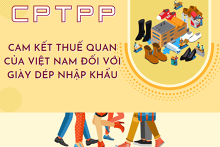 CPTPP: Cam kết thuế quan của Việt Nam đối với giày dép nhập khẩu