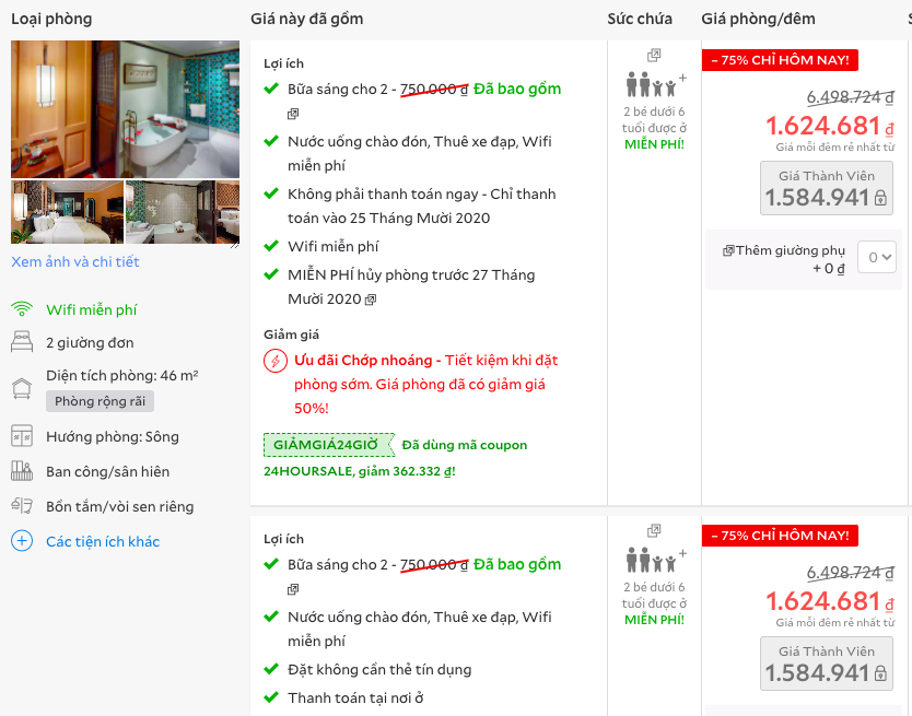 Khách sạn hạng sang tại Hội An giảm giá gần 80% khi du lịch mở cửa trở lại - Ảnh 1. Khách sạn hạng sang tại Hội An giảm giá gần 80% khi du lịch mở cửa trở lại - Ảnh 1.