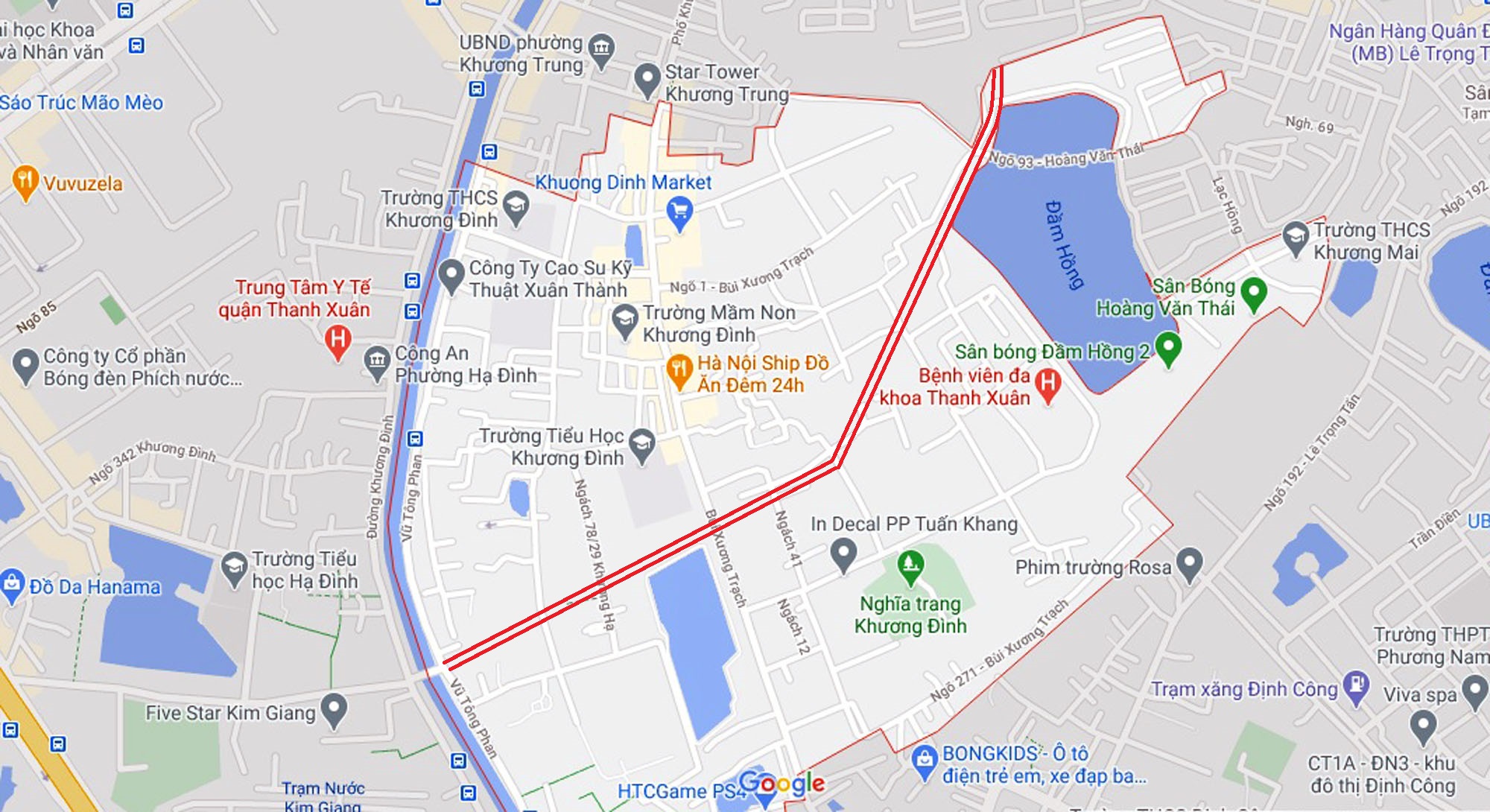 Ba đường sẽ mở theo qui hoạch ở phường Khương Đình, Thanh Xuân, Hà Nội - Ảnh 8.