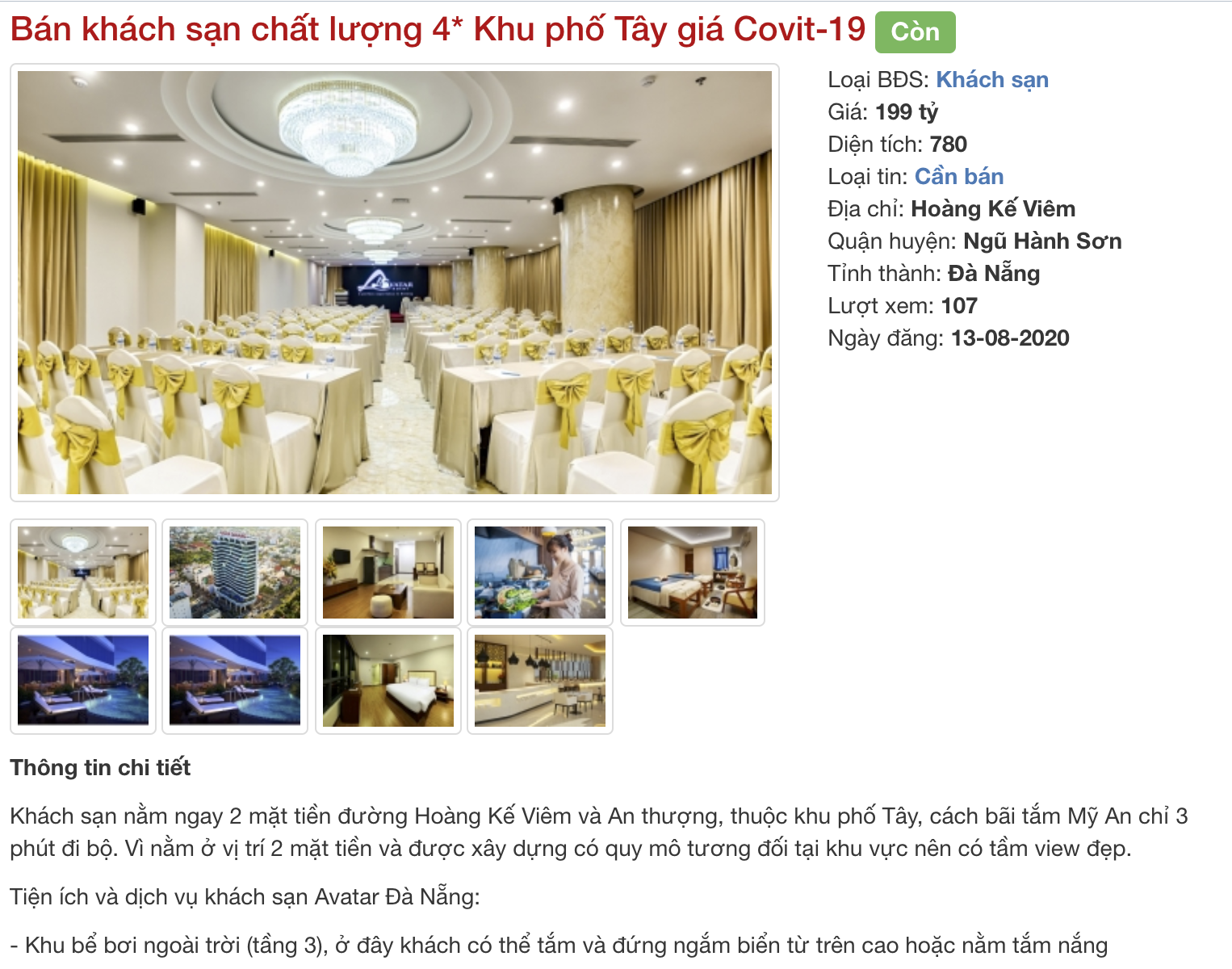 Phố khách sạn Đà Nẵng 'tối đèn', rao bán hàng trăm tỉ đồng - Ảnh 16. Phố khách sạn Đà Nẵng 'tối đèn', rao bán hàng trăm tỉ đồng - Ảnh 16.