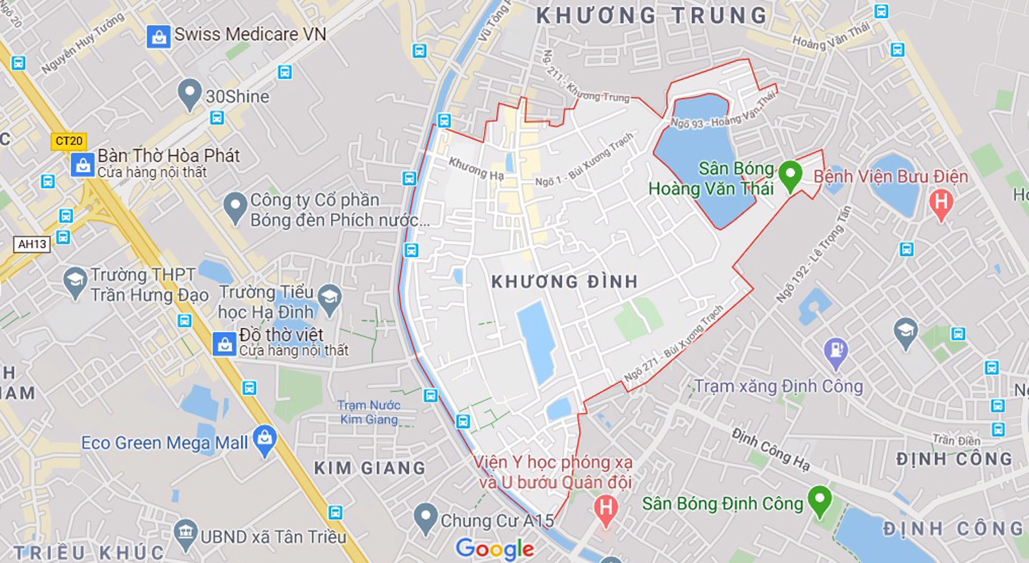 Ba đường sẽ mở theo qui hoạch ở phường Khương Đình, Thanh Xuân, Hà Nội - Ảnh 1.