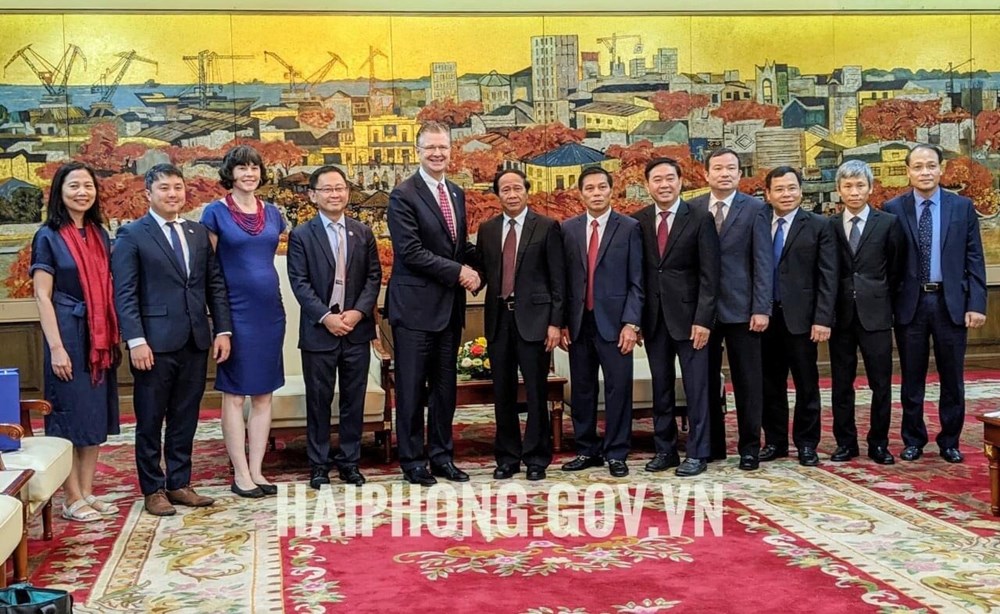 Hải Phòng kì vọng đón sóng đầu tư lớn từ doanh nghiệp Mỹ - Ảnh 1.