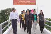 Grab khánh thành, bàn giao công trình cầu kênh Phụng Thớt trị giá hơn 1,1 tỉ đồng tại Tiền Giang