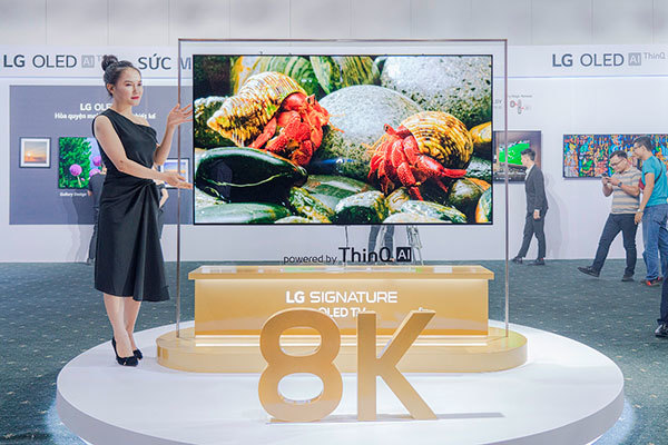 LG cho ra mắt dòng TV OLED 8K đầu tiên trên thế giới - Ảnh 1. LG cho ra mắt dòng TV OLED 8K đầu tiên trên thế giới - Ảnh 1.