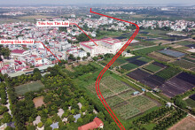 Ba đường sẽ mở theo quy hoạch ở xã Tân Lập, Đan Phượng, Hà Nội