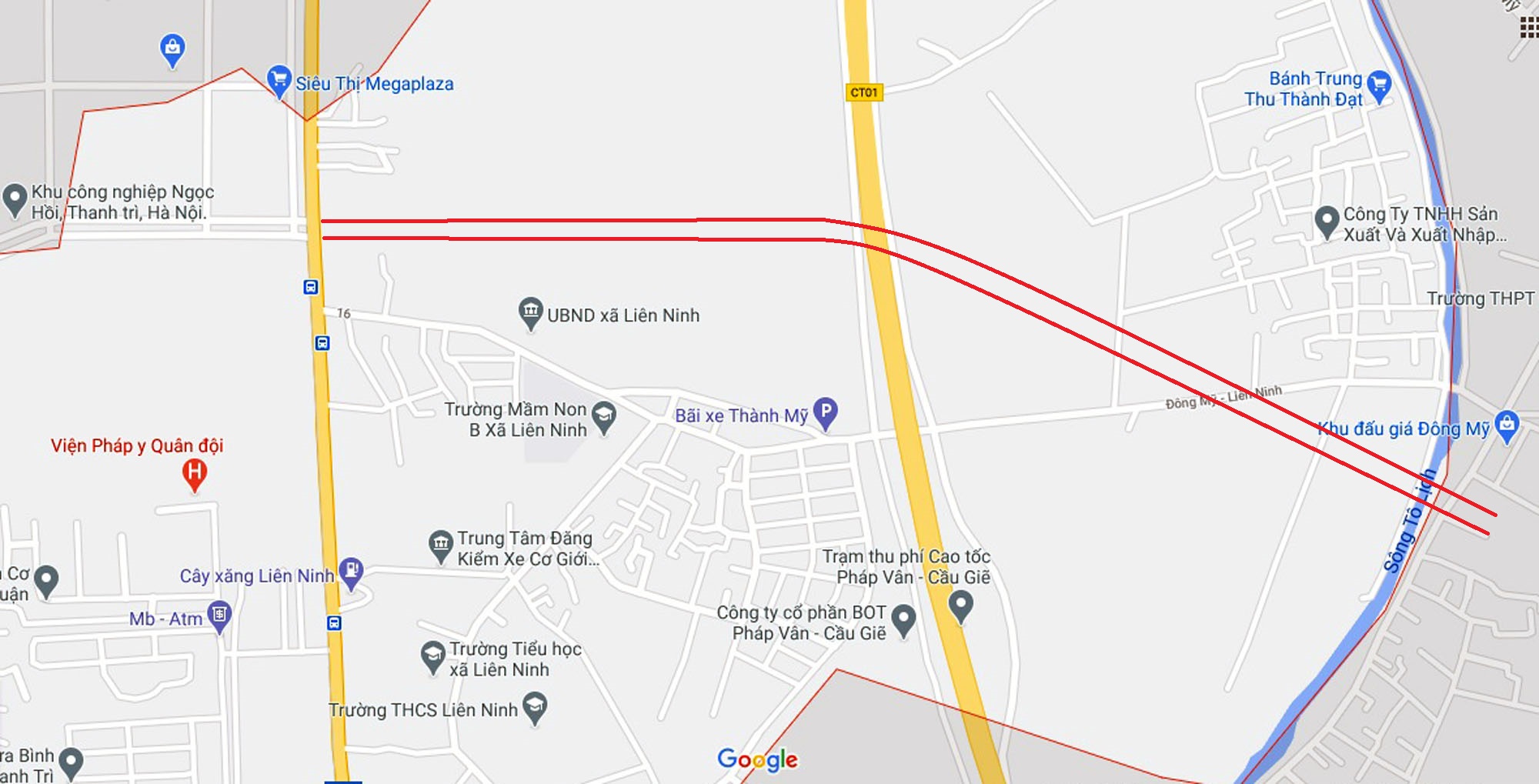 Ba đường sẽ mở theo quy hoạch ở xã Liên Ninh, Thanh Trì, Hà Nội - Ảnh 2.