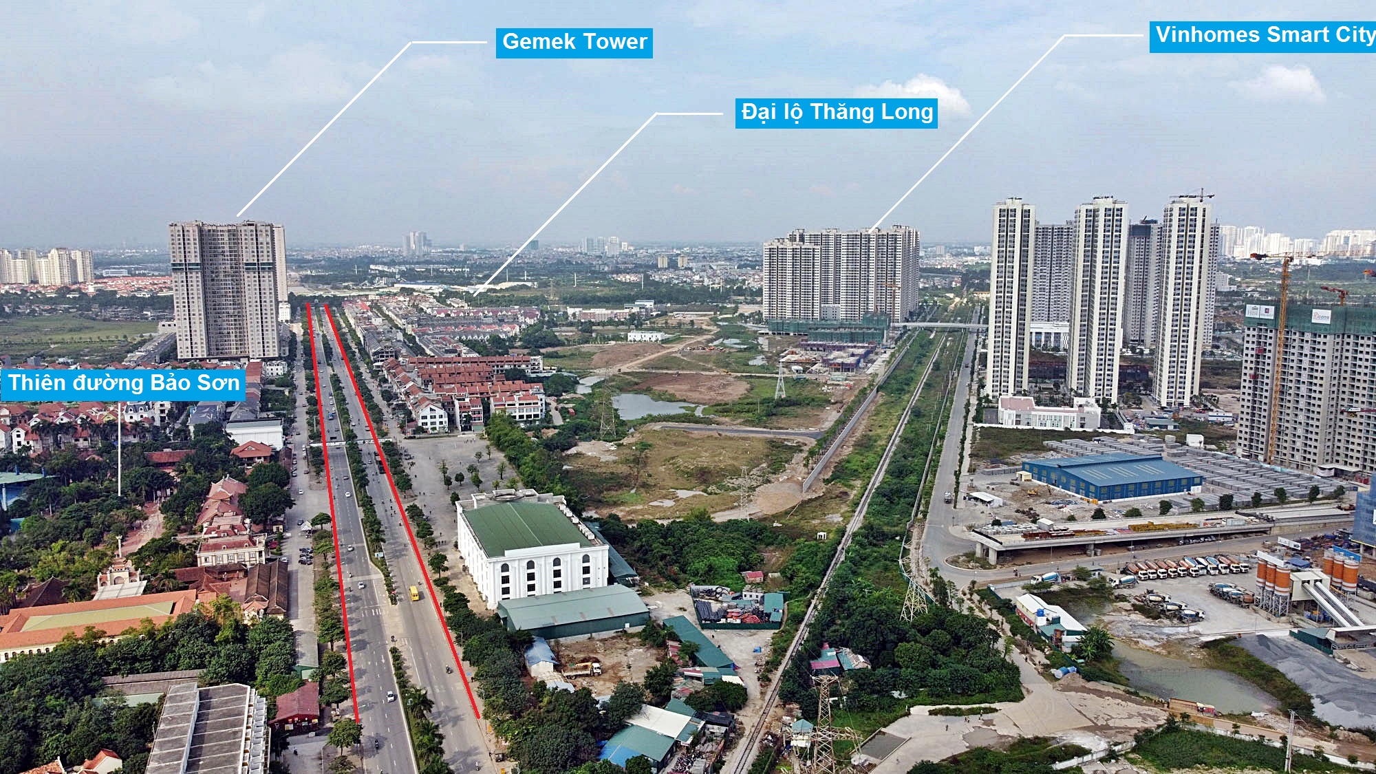 Toàn cảnh đường Vành đai 3,5 đang thi công qua huyện Hoài Đức, Hà Nội - Ảnh 1. Toàn cảnh đường Vành đai 3,5 đang thi công qua huyện Hoài Đức, Hà Nội - Ảnh 1.