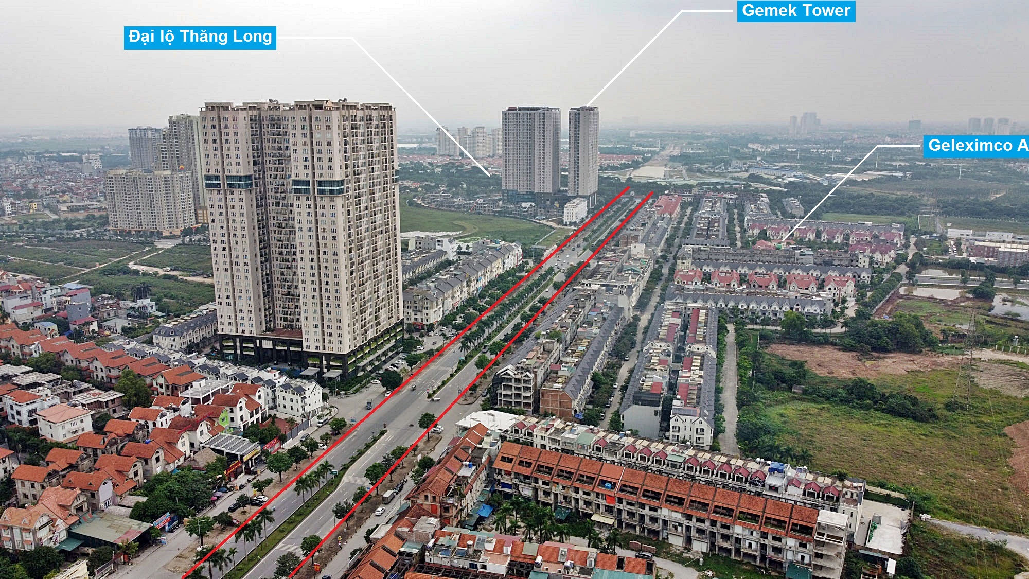 Toàn cảnh đường Vành đai 3,5 đang thi công qua huyện Hoài Đức, Hà Nội - Ảnh 2. Toàn cảnh đường Vành đai 3,5 đang thi công qua huyện Hoài Đức, Hà Nội - Ảnh 2.
