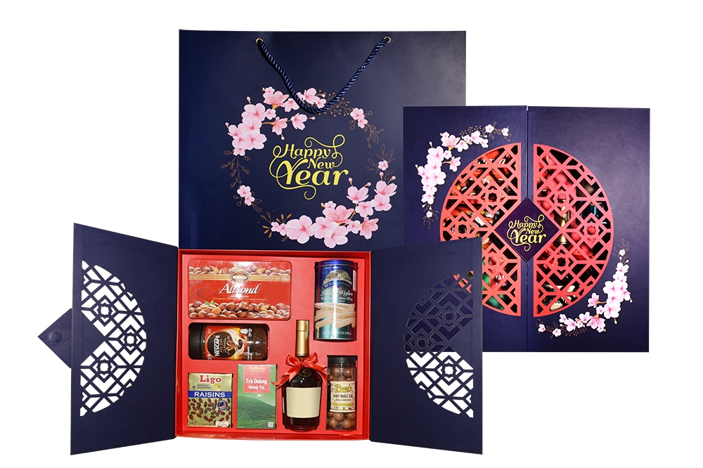Giỏ quà Tết 2021: Mẫu mã đa dạng, giá thành hợp lý, ý nghĩa đong đầy - Ảnh 20. Giỏ quà Tết 2021: Mẫu mã đa dạng, giá thành hợp lý, ý nghĩa đong đầy - Ảnh 20.