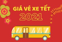 Cập nhật chi tiết giá vé xe Tết Nguyên đán Tân Sửu 2021