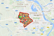 Bản đồ quy hoạch Phân khu H2-2 Hà Nội, các quận Thanh Xuân, Hà Đông, Nam Từ Liêm, Cầu Giấy