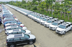 Hơn 1.400 ô tô các loại của Thaco đã xuất bán sang nước ngoài trong năm 2020
