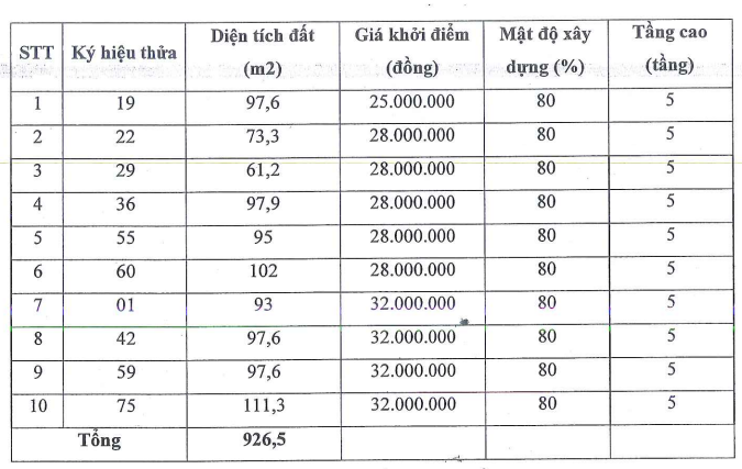 Đấu giá hơn 900 m2 tại xã Nguyên Khê, huyện Đông Anh, mức khởi điểm từ 25 - 32 triệu đồng/m2 - Ảnh 1.