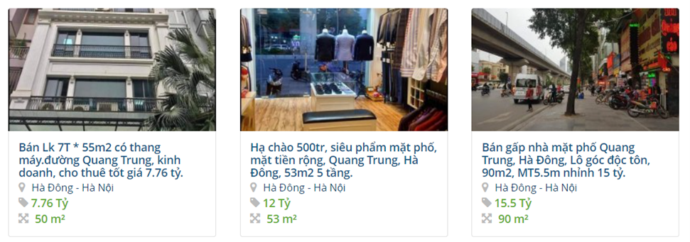 Giá đất đường Quang Trung, Hà Đông, Hà Nội: Cao nhất hơn 21 triệu đồng/m2 - Ảnh 4. Giá đất đường Quang Trung, Hà Đông, Hà Nội: Cao nhất hơn 21 triệu đồng/m2 - Ảnh 4.