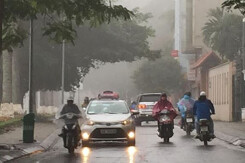 Thời tiết Hà Nội hôm nay 24/1: Mưa phùn kèm sương mù, trời rét, Hải Phòng mưa lạnh về đêm