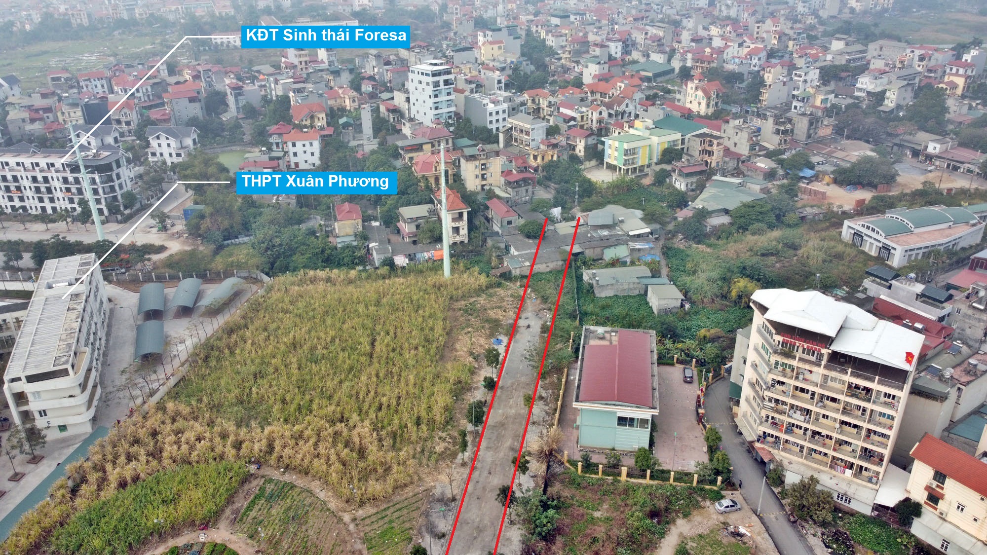 Ba đường sẽ mở theo qui hoạch ở phường Xuân Phương, Nam Từ Liêm, Hà Nội (phần 2) - Ảnh 5. Ba đường sẽ mở theo qui hoạch ở phường Xuân Phương, Nam Từ Liêm, Hà Nội (phần 2) - Ảnh 5.