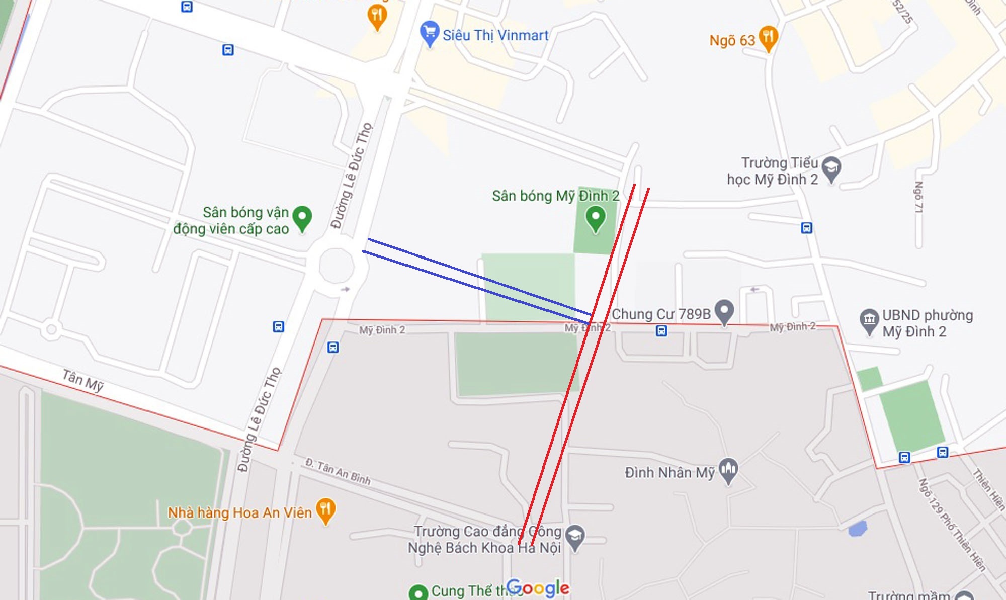 Ba đường sẽ mở theo qui hoạch ở phường Mỹ Đình 2, Nam Từ Liêm, Hà Nội (phần 2) - Ảnh 10. Ba đường sẽ mở theo qui hoạch ở phường Mỹ Đình 2, Nam Từ Liêm, Hà Nội (phần 2) - Ảnh 10.