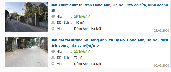 Giá đất đường từ QL3 qua ga Đông Anh đến Ấp Tó, Đông Anh, Hà Nội - Ảnh 5. Giá đất đường từ QL3 qua ga Đông Anh đến Ấp Tó, Đông Anh, Hà Nội - Ảnh 5.