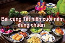 Bài cúng Tất niên cuối năm đúng chuẩn nhất