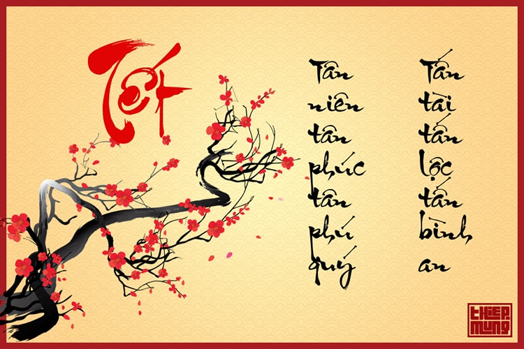 Tổng hợp những câu thư pháp hay về ngày Tết - Ảnh 2. Tổng hợp những câu thư pháp hay về ngày Tết - Ảnh 2.