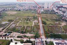 Ba đường sẽ mở theo quy hoạch ở xã Đức Giang, Hoài Đức, Hà Nội