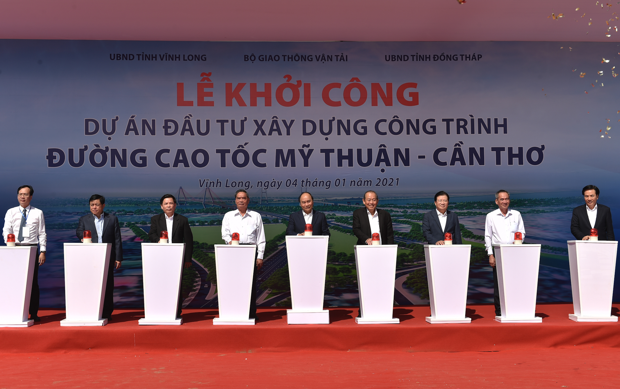 Cao tốc Mỹ Thuận - Cần Thơ đáp ứng nhu cầu 20 triệu dân chính thức khởi công - Ảnh 2. Cao tốc Mỹ Thuận - Cần Thơ đáp ứng nhu cầu 20 triệu dân chính thức khởi công - Ảnh 2.